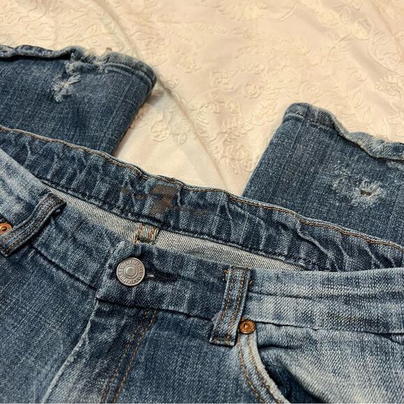 7FAMK A-Pocket Embellished Pocket Flare Jean size 29 - Picture 3 of 12